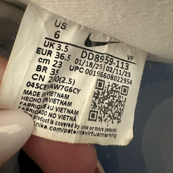 6W Nike Air Force 1 Low White/Emerald Green - Has Dr. Scholes Sole Inserts!! - Picture 7 of 7